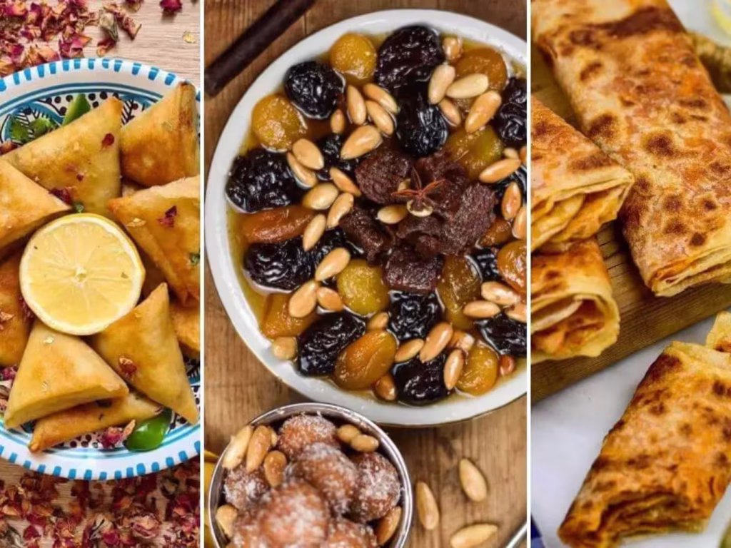 mhajeb bourak street food algeria algerian dish algerian meal